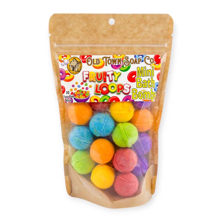 Old Town Soap Co. - Wholesale Bath Bomb/Fizz - Mini Bath Bombs -8 Scents that Kids of all ages LOVE