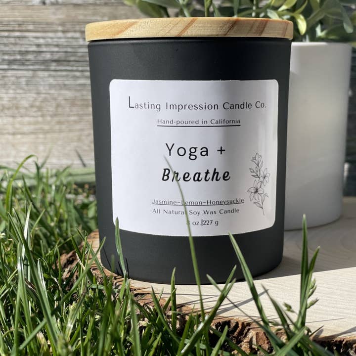 Yoga & Breathe Duftet | Pure Soy Candle für den Großhandel von Lasting Impression Candle Co