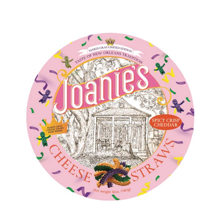 Édition Limitée Mardi Gras pour la vente par Joanie's Cheese Straws LLC