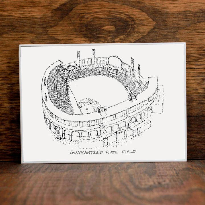 Veld met gegarandeerd tarief - Amerikaans cellular Field - Chicago White voor wholesale door Designs By Patterson