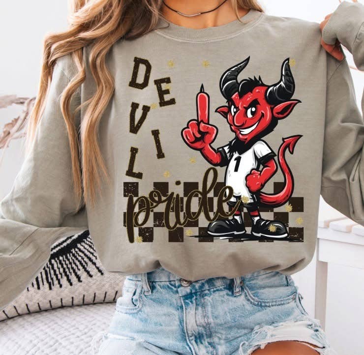 The Lyrical Spirit, LLC - Wholesale T-Shirt (Graphic) - Women's - School Spirit Mascot Pride Sandstone LS CC T-Shirt 39