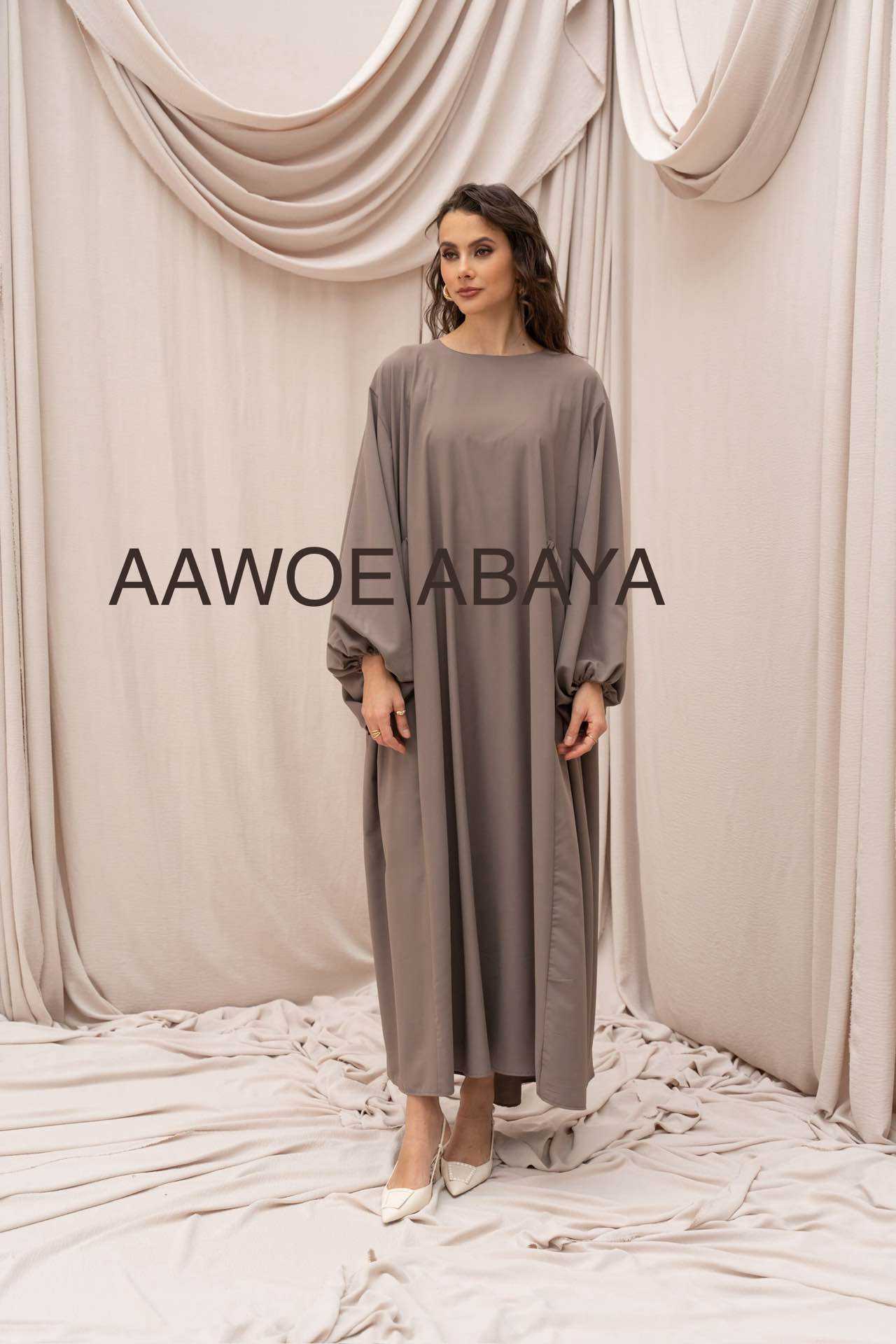 Aawoe Abaya - Wholesale Dress - Women's - Elegant Abaya Dress - 2466-ROB17