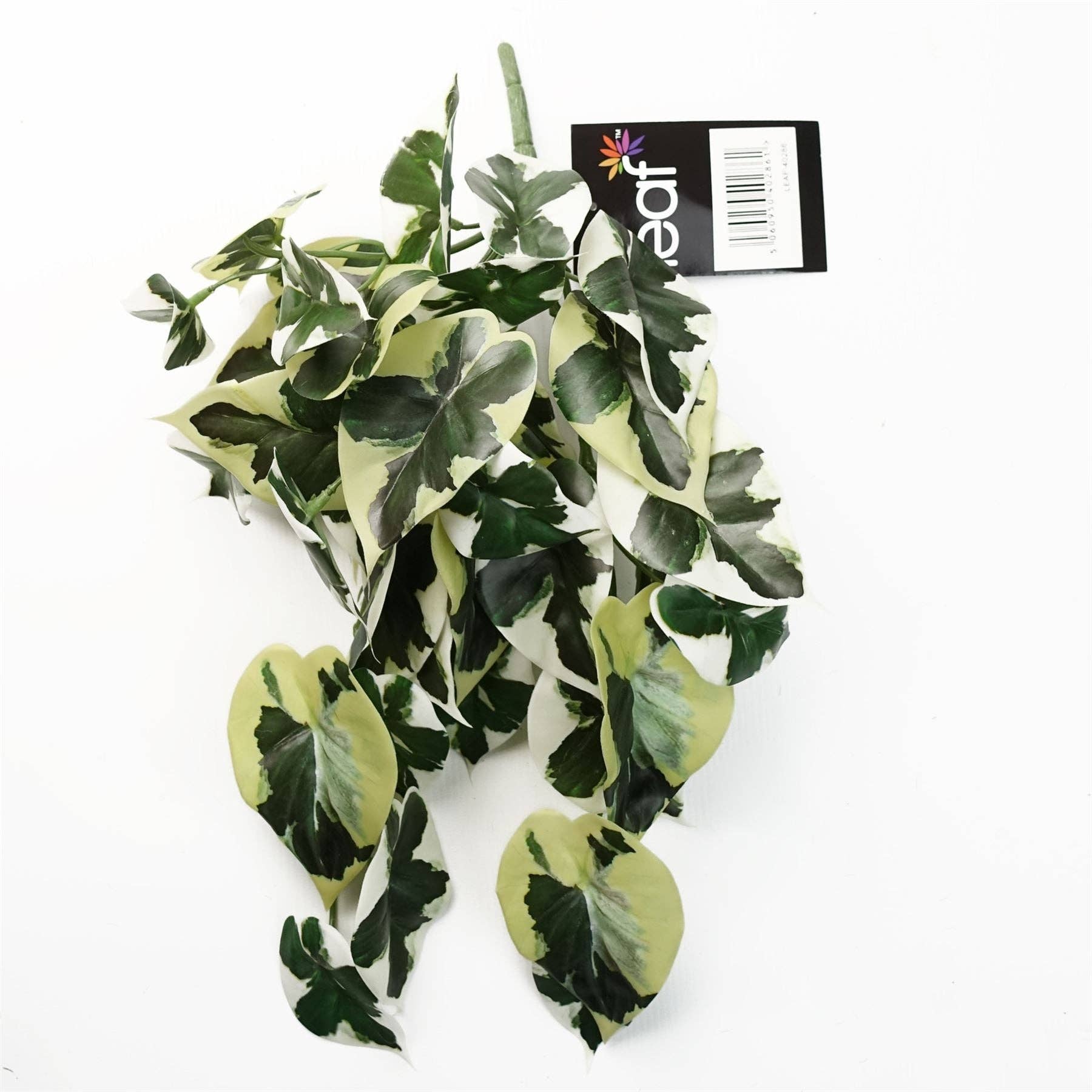 Leaf Design UK LTD - Wholesale Artificial Plant - Artificial Hanging Plant Variegated Marble Pothos Plant0
