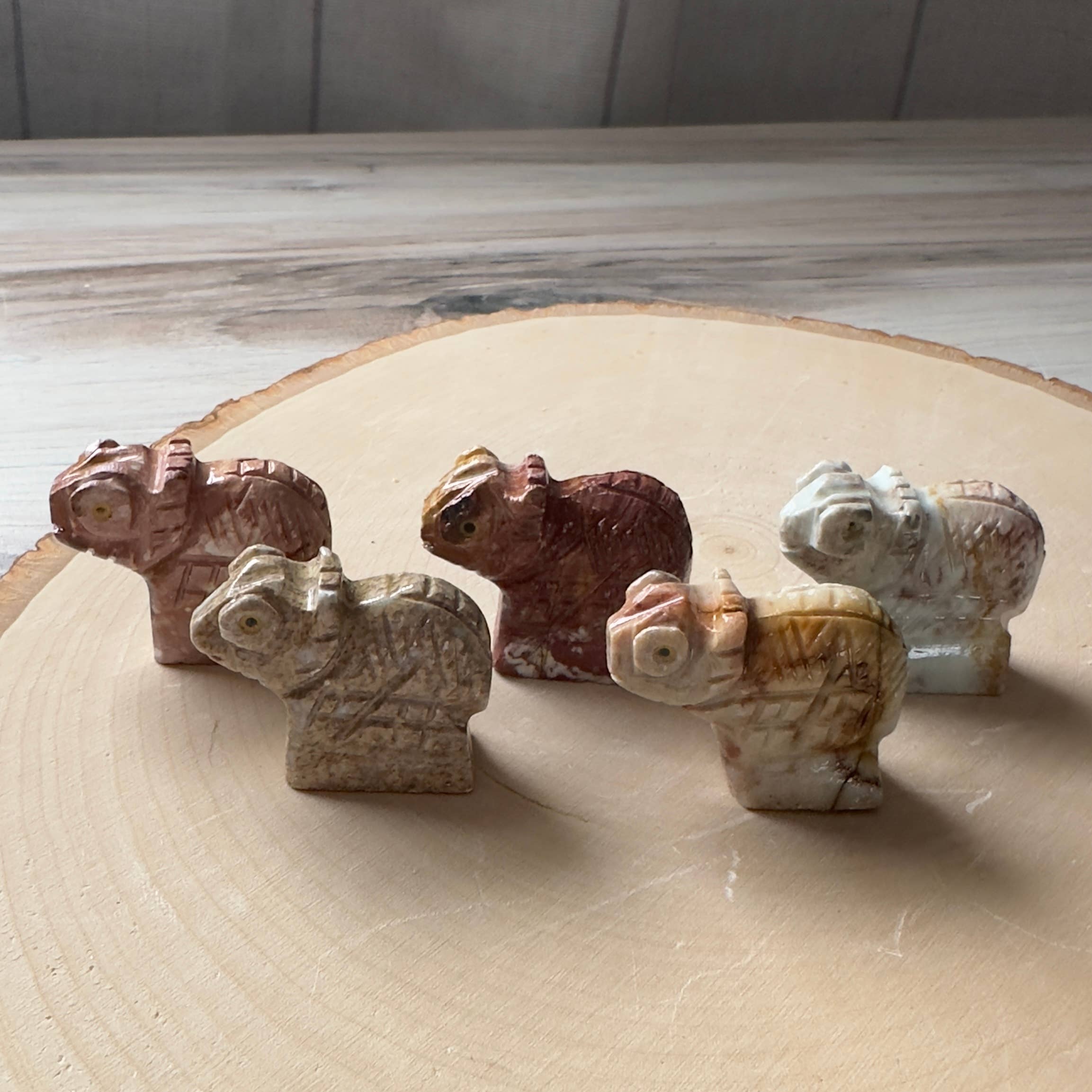 Pebble House - Wholesale Spiritual Stone/Crystal - Soapstone Animal Carving  30+ Varieties - Crystals & Stones26