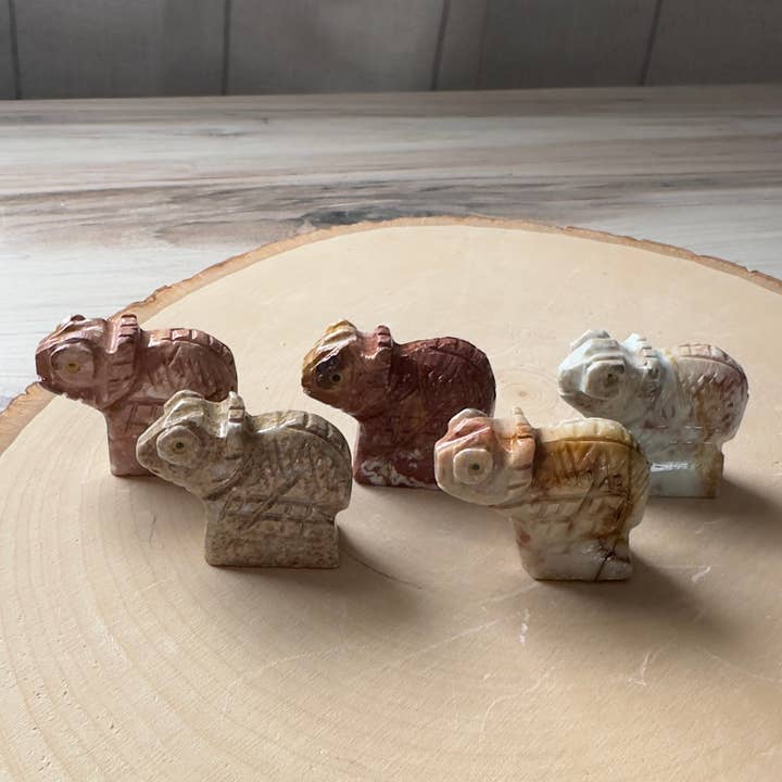 Pebble House - Wholesale Spiritual Stone/Crystal - Soapstone Animal Carving 30+ Varieties - Crystals & Stones26