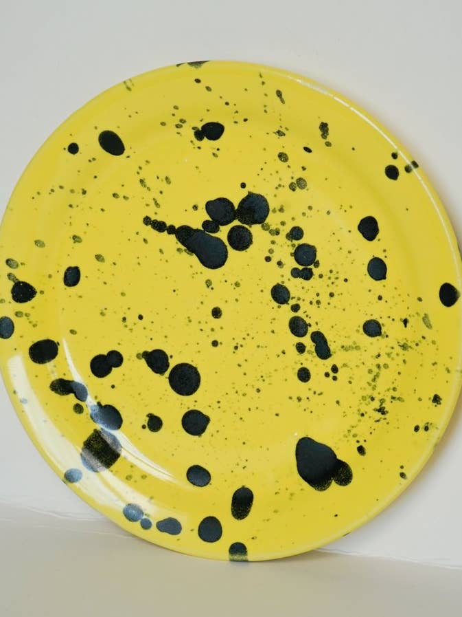 Yellow Plate for wholesale by keraclay