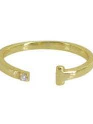 Bague sertie de diamants en argent sterling pour la vente par Links & Locks