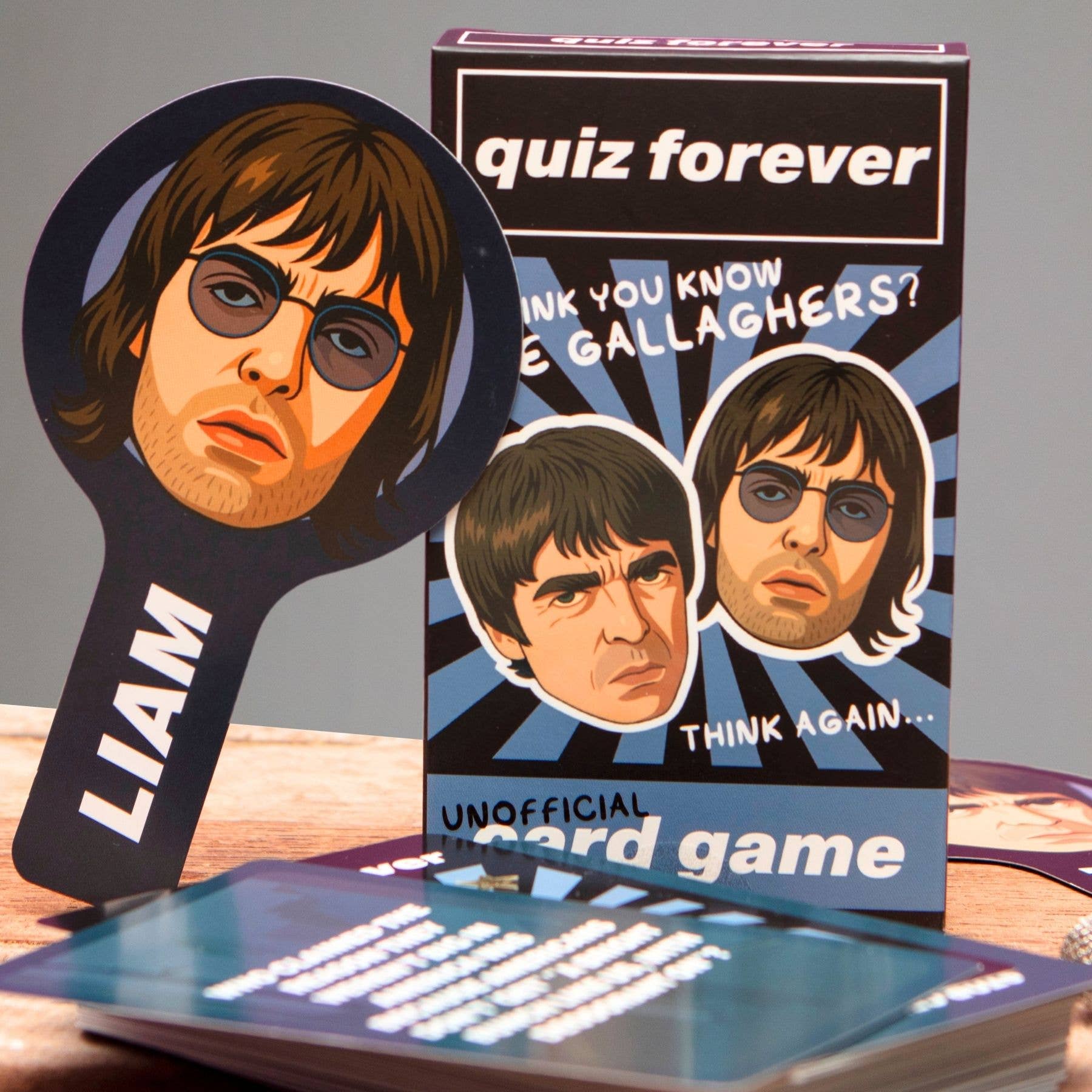 Boxer Gifts – wholesale Card game – Quiz Forever Oasis Card Game – Unofficial Oasis Merchandise0