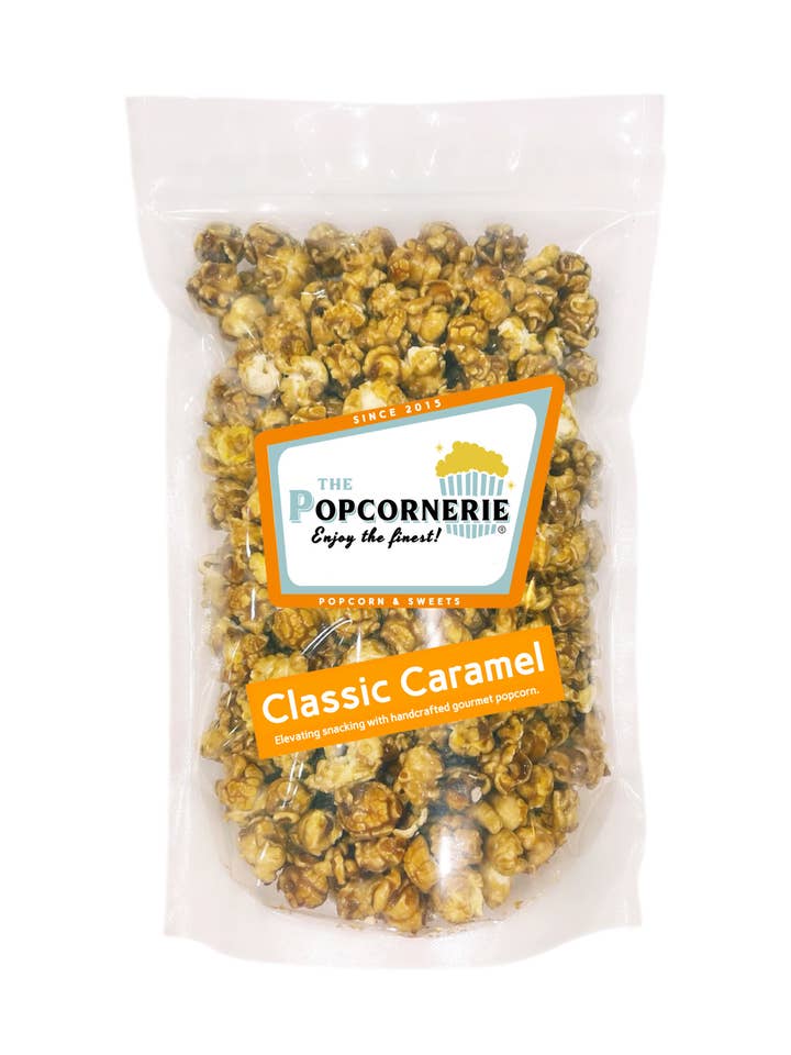 Popcorn Artisanal au Caramel Classique | Sachet de 6 tasses pour la vente par The Popcornerie & Sweets