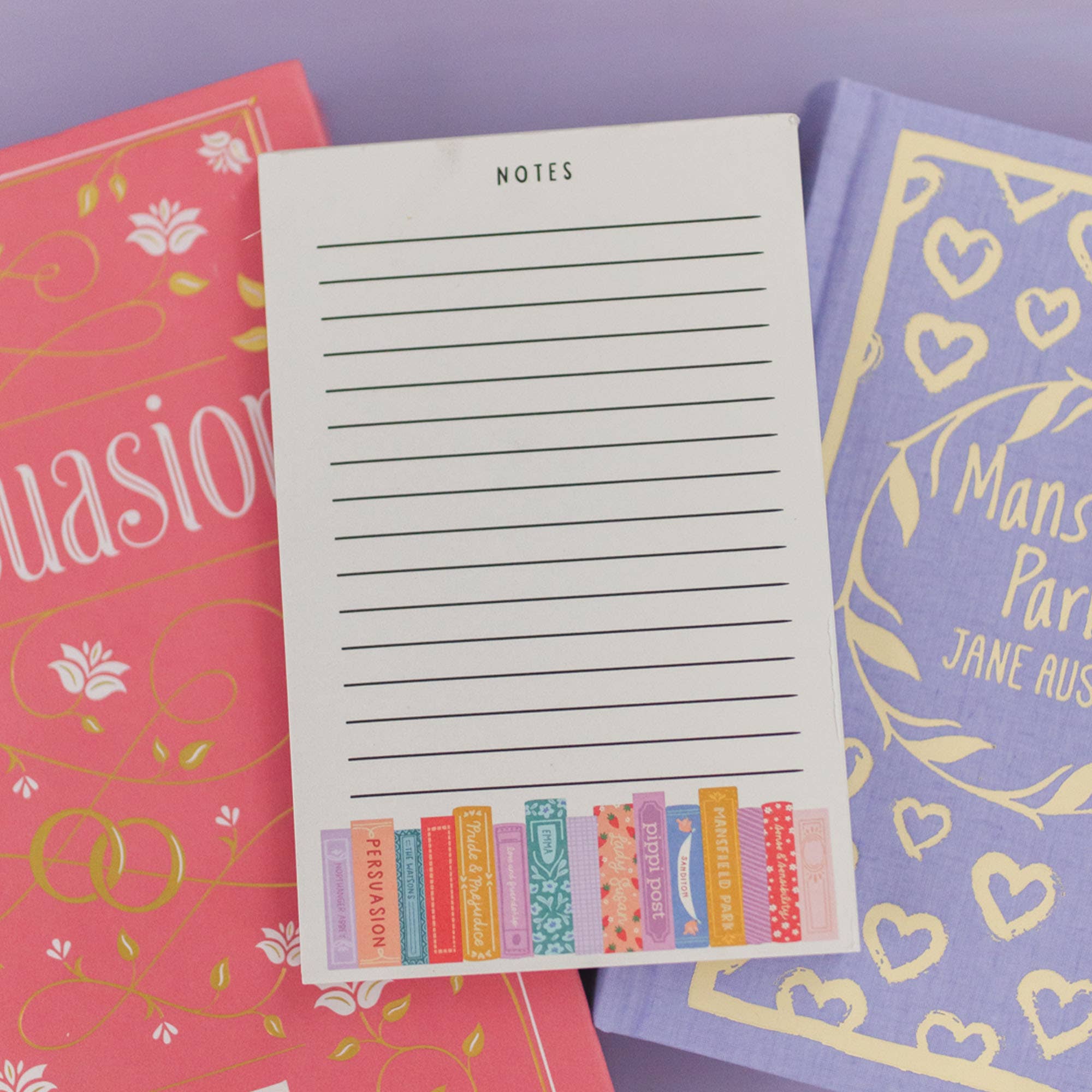 Pippi Post - Wholesale Notepad - Jane Austen Books 4x6 Notepad2