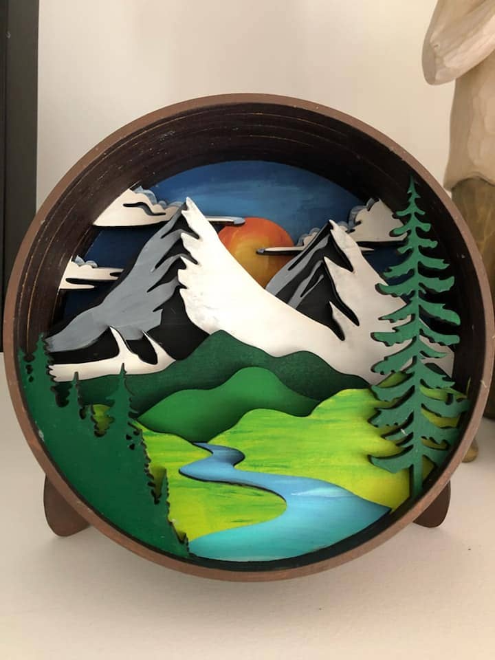 Our Little Makery – wholesale DIY craft kit – Adventure Awaits Shadow Box Kit4