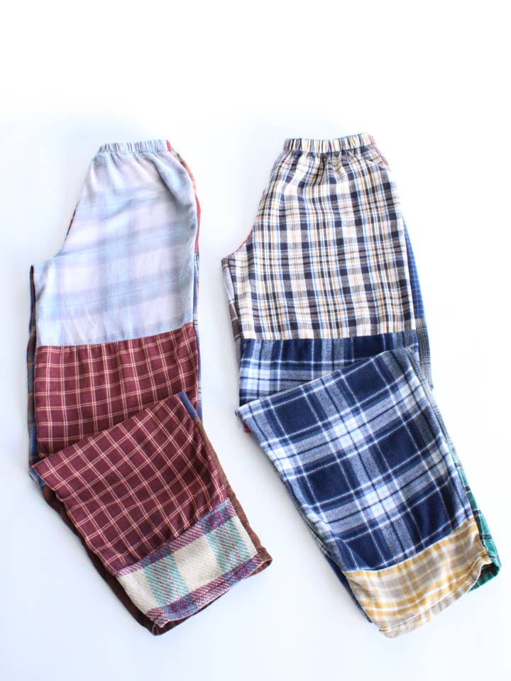 American Recycled Clothing - Wholesale Pants – Women's - Flannel Pants Bundle4