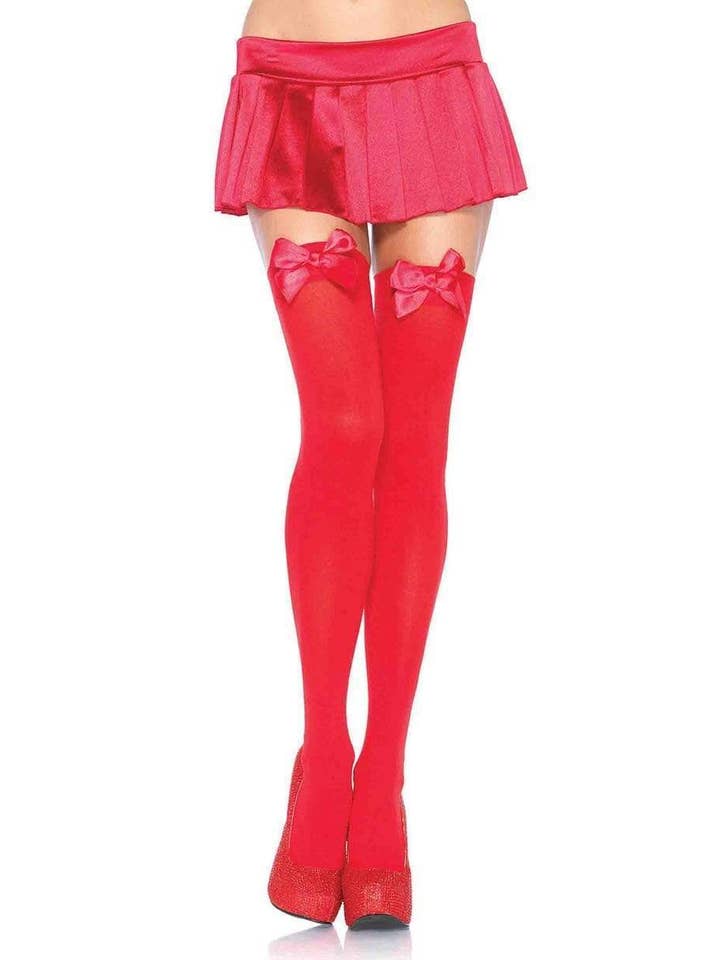 Leg Avenue - Wholesale Stockings - Women's - Kay Opaque Thigh Highs