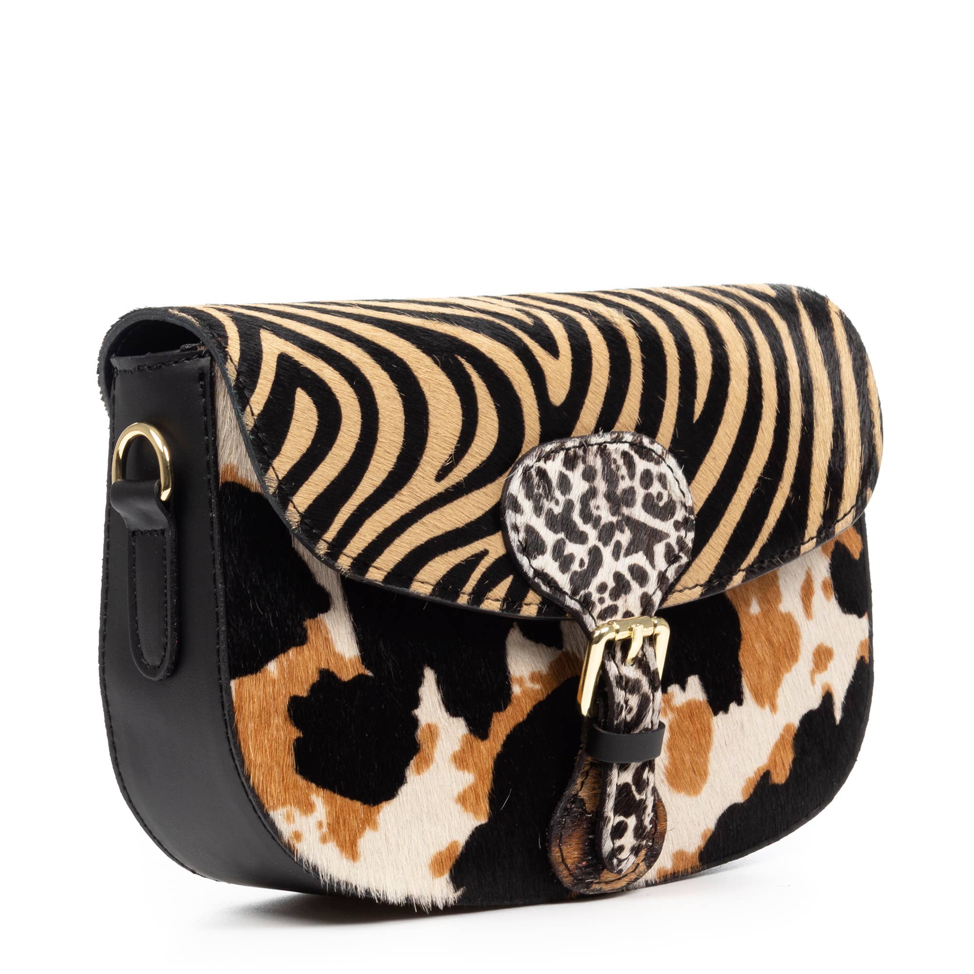 FIRENZE ARTEGIANI - Wholesale Shoulder Bag - Women's - Anghiari shoulder bag. Genuine Cavallino animal print leather.26