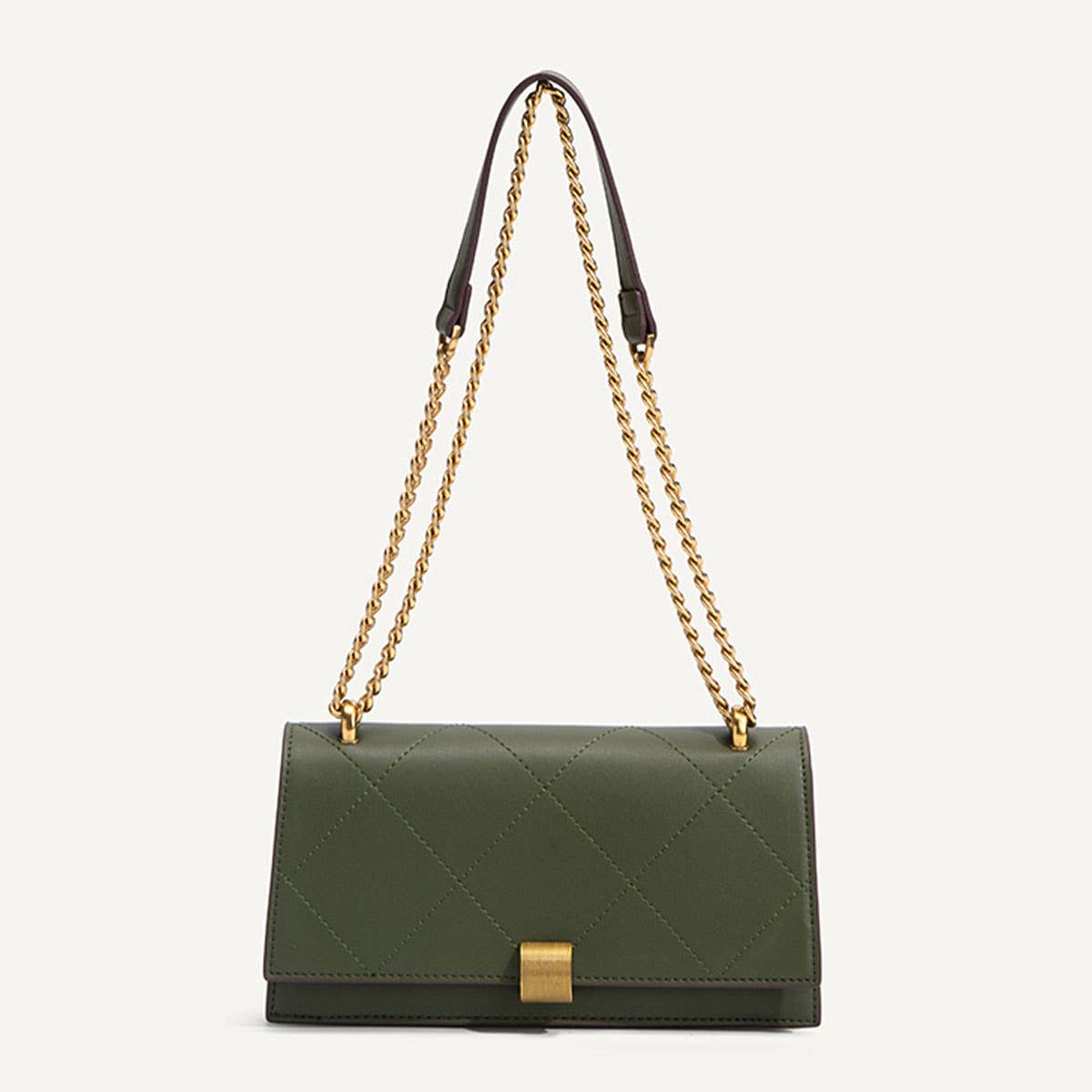 ACCITY - Wholesale Shoulder Bag - Women's - QUILTING DANDY SQUARE SHOULDER BAG PURSE_CWAB000714