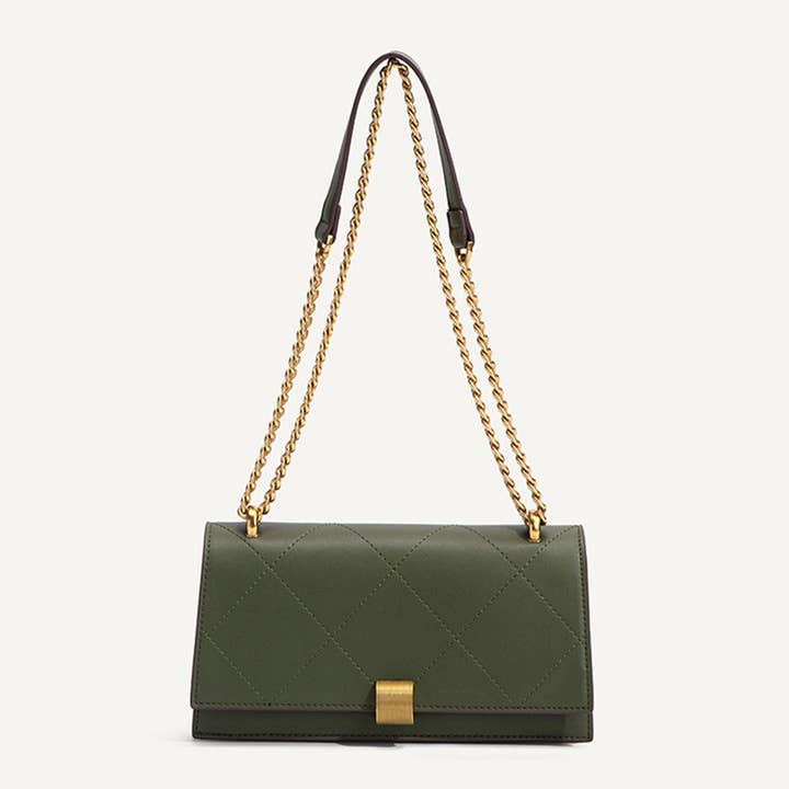 ACCITY - Wholesale Shoulder Bag - Women's - QUILTING DANDY SQUARE SHOULDER BAG PURSE_CWAB000714