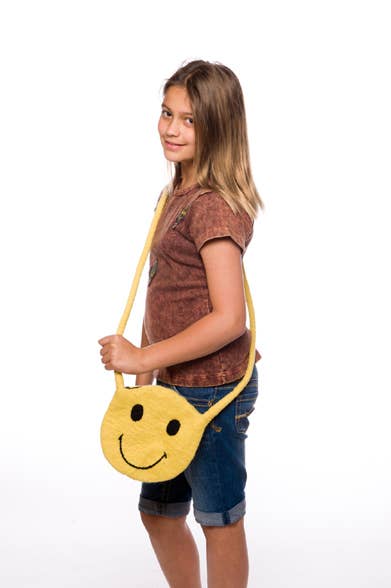 Earth Divas - Wholesale Crossbody Bag - Kids - Smiley1
