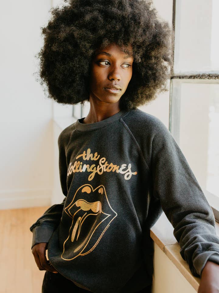 People Of Leisure - Vente Sweat-shirt à imprimés – femme - Sweat-shirt Sticky Fingers des Rolling Stones0