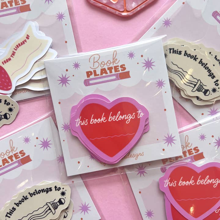 Jollie Ollie Designs - Wholesale Sticker - Book Plate Sticker Packs1