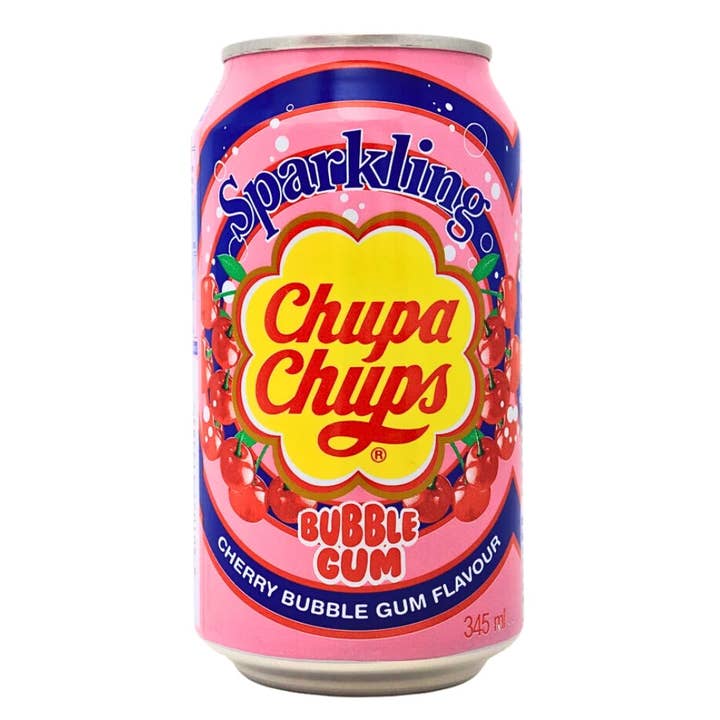 Global Bite Co - Wholesale Soda/Carbonated Drink - Chupa Chups Cherry Bubble Gum 345ml (Korea)