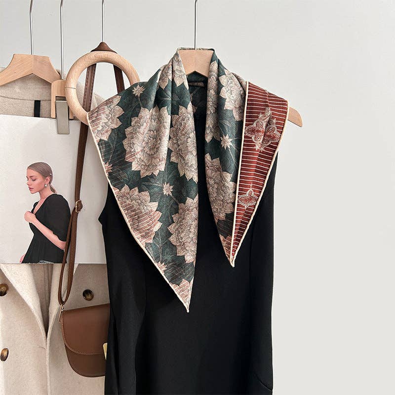 Marayn - Wholesale Scarf - Women's - Luxury Silk  Wool Scarf Chic Style 202532