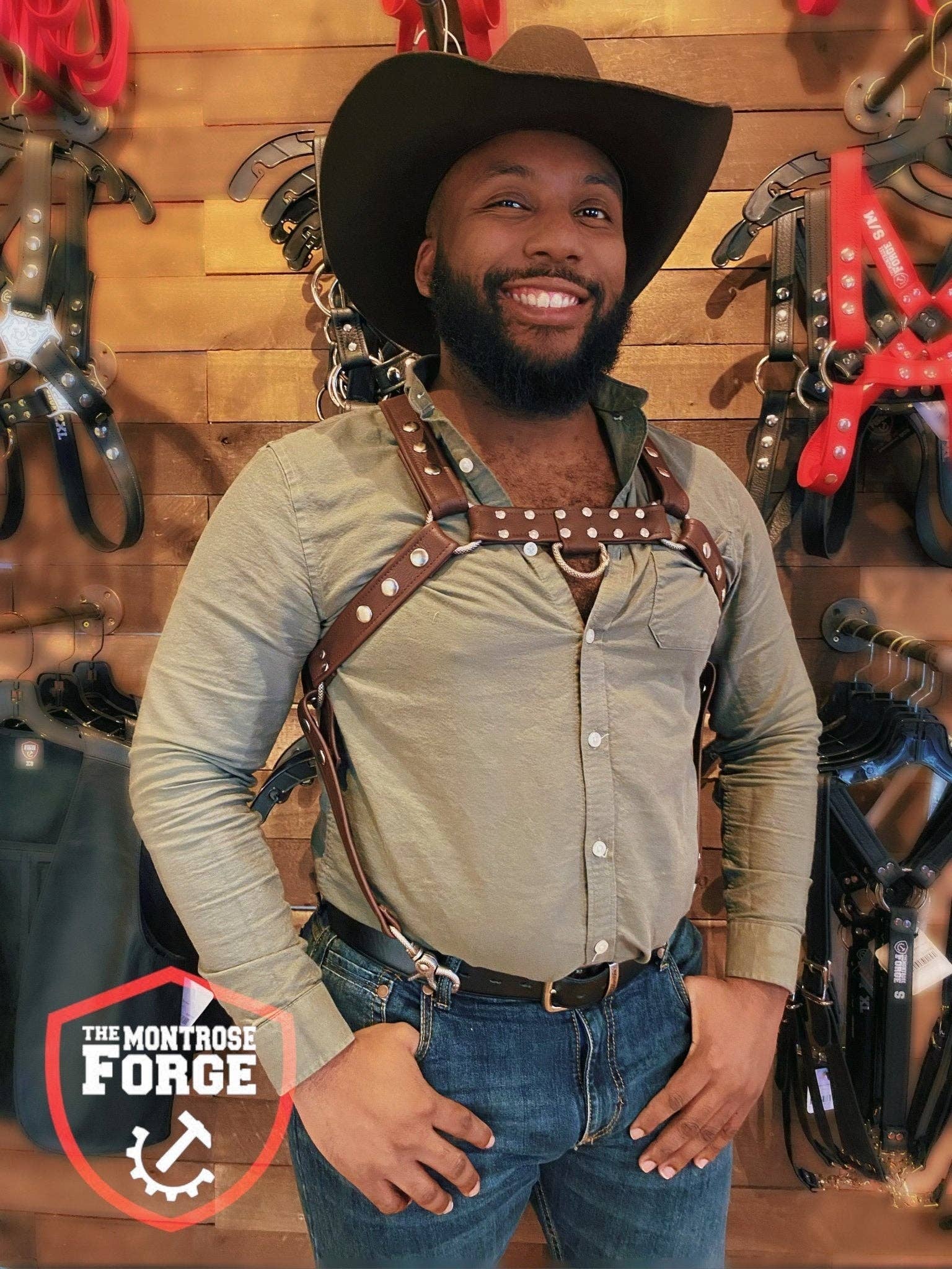 The Montrose Forge - Wholesale Sex Toy - Sidewinder Suspender Harness (Available in 2 Colors)3