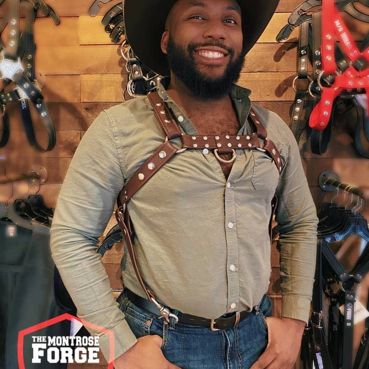 The Montrose Forge - Wholesale Sex Toy - Sidewinder Suspender Harness (Available in 2 Colors)3