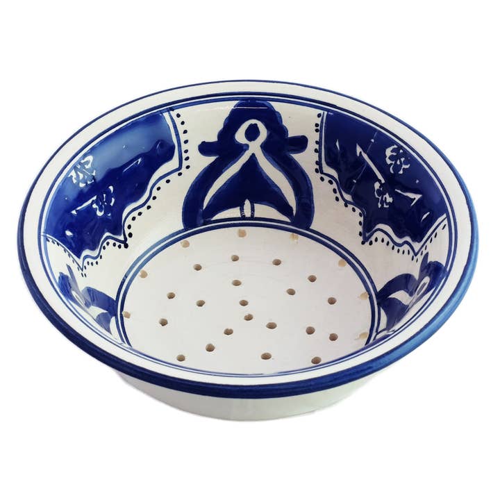 Sobremesa - Wholesale Bowl - Nigella Ceramic Berry Bowl, Stoneware Colander | Handpainted4