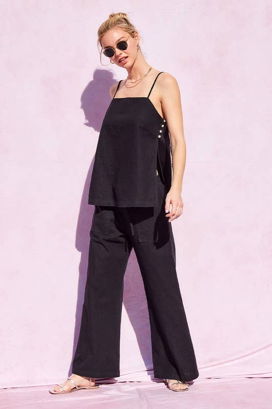 ILLA ILLA - Wholesale Top & Pant Set (NOT Loungewear) - Women's - Linen Top And Pants Set2