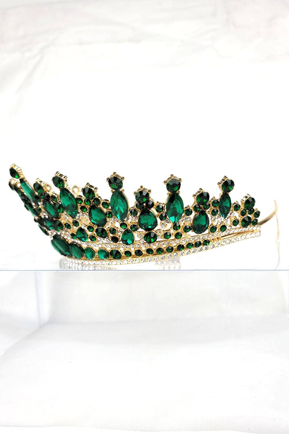 Chicas - Wholesale Tiara - Women's - One Size Fits All Tiara With Jewels HT93223
