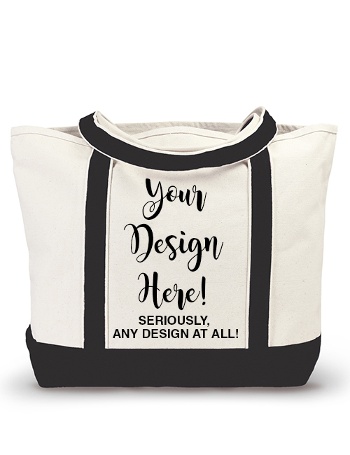 Mariasch Studios – Großhandel Tragetasche – Damen – Personalisierte Baumwoll-Canvas Boat Tote Tasche mit eigenem Design2