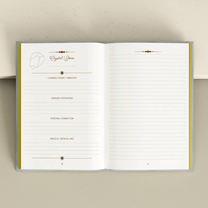 BOUCHETTEDESIGN LLC - Wholesale Body, Mind & Spirit - CRYSTAL JOURNAL | Crystal Companion Journal9