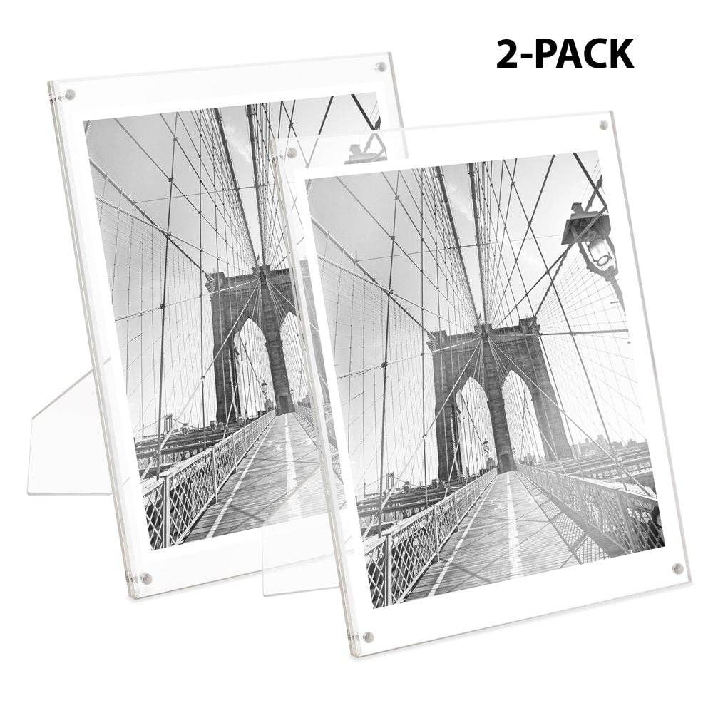 Isaac Jacobs International - Wholesale Picture Frame - Isaac Jacobs Clear Plain Magnetic Acrylic Picture Frame20