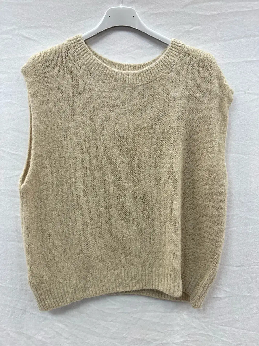 Mimi & Gogo - Wholesale Knit Sweater - Women's - Sleeveless Baby Alpaca Sweater @35552_PulSMAlpaga1