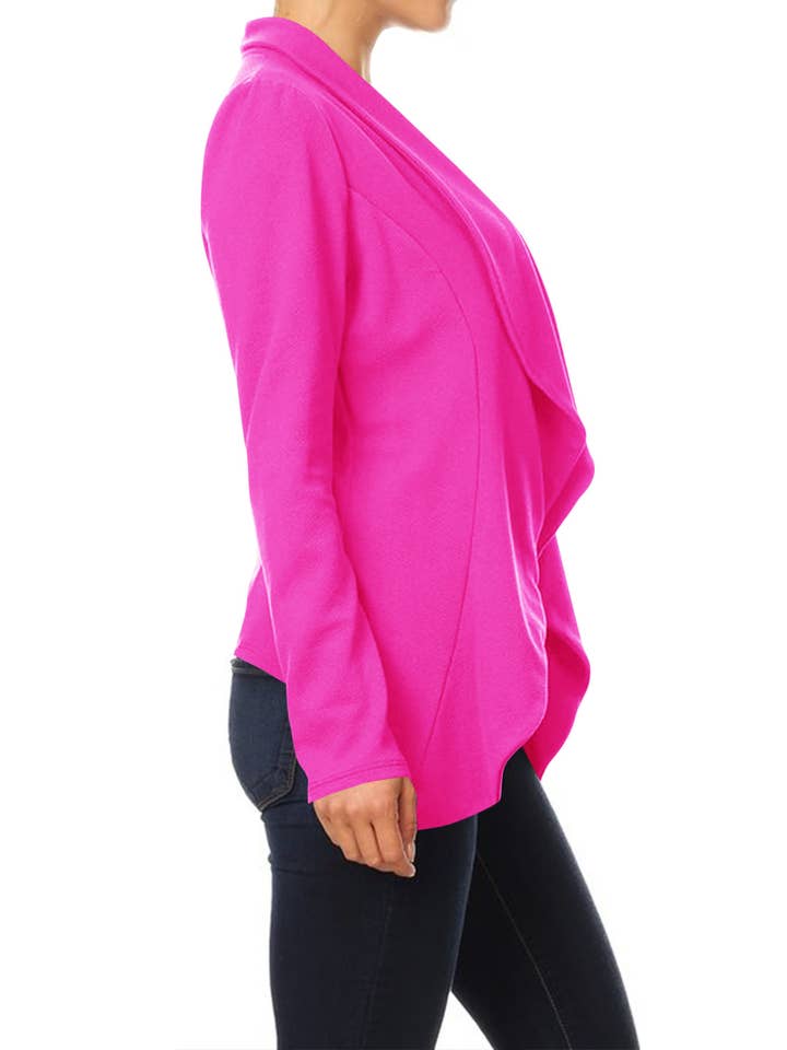 MOA COLLECTION - Wholesale Blazer - Women's - Women's Casual Office Work Basic Blazer Jacket S-3XL33