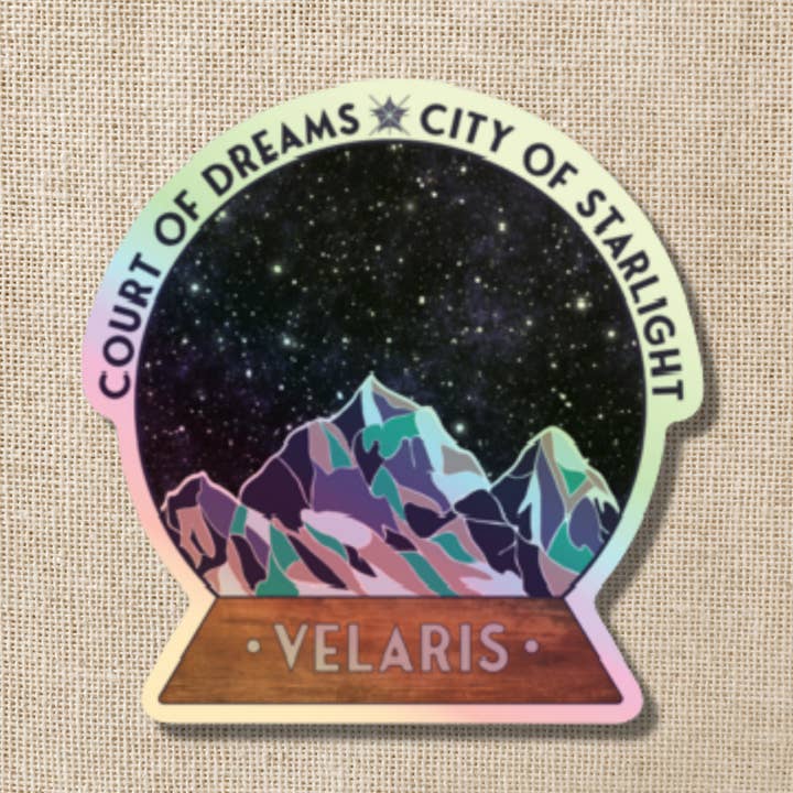 Velaris Star Globe Holo Sticker | A Court of Thorns & Roses for wholesale by Kingdom of Threads