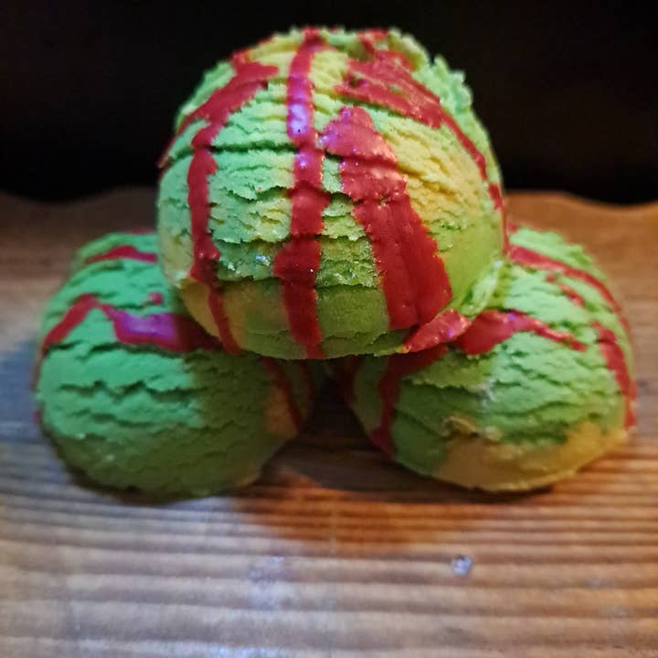 Jurassic Attraction Solid Bubble Bath Scoops for wholesale by E's Handcrafted Soap & More