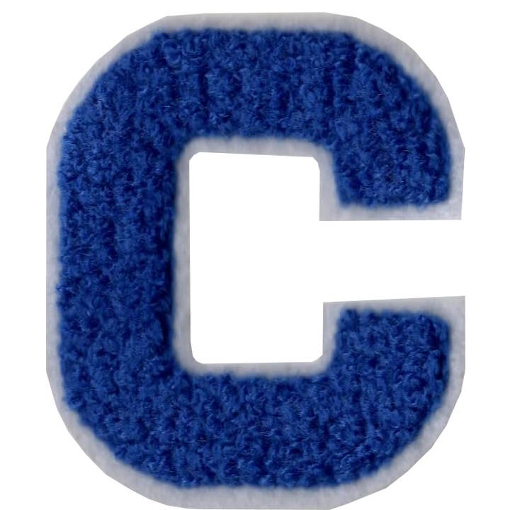 Patch Points - Wholesale Patch - Royal Blue Chenille Iron on Letters2