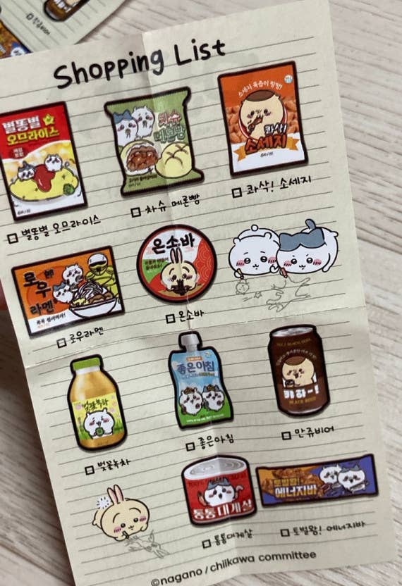 K-Wonderland – Engroshandel Magnet – Chiikawa Snack Miniature Magnet Tilfældig æske14