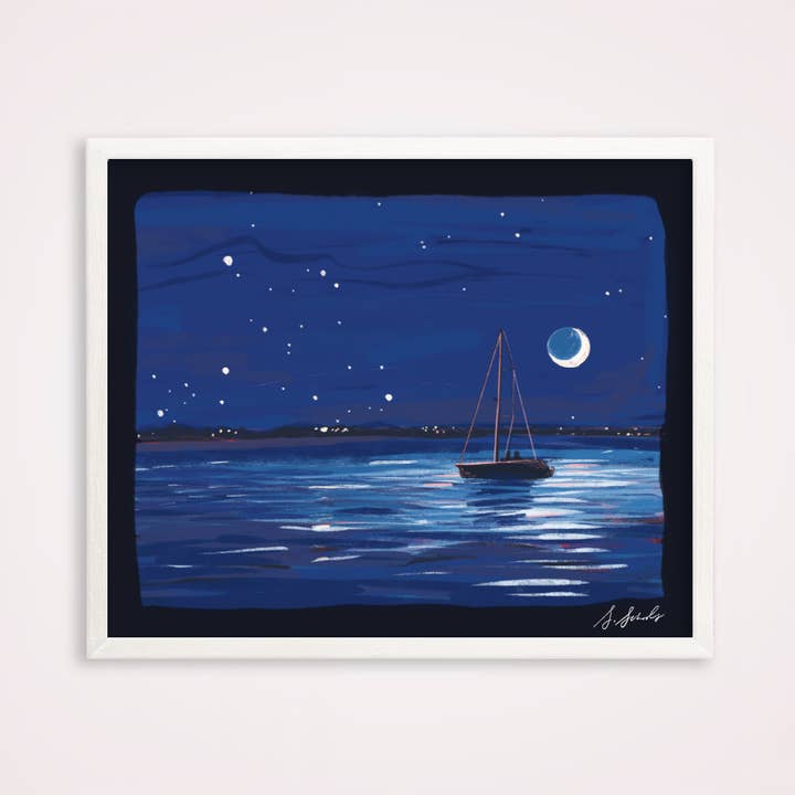 Imprimé « Moonsong » pour la vente par Sarah Schools Art