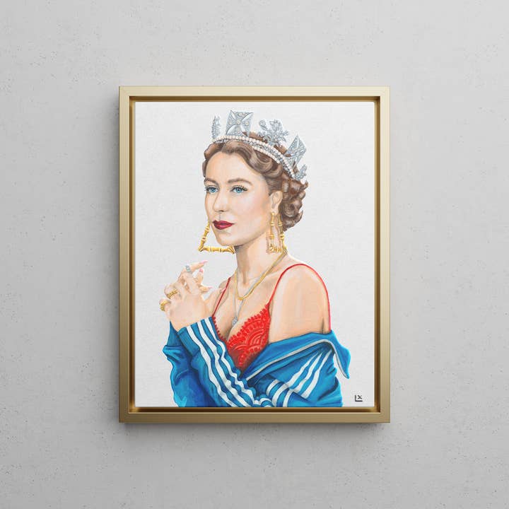 LX Artworks - Wholesale Art print - Lizzie (Young Queen) Canvas Print6