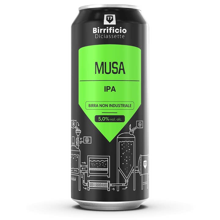 Birrificio 17 - Wholesale Beer - Musa Lattina, craft beer with tropical notes, 100% Italy