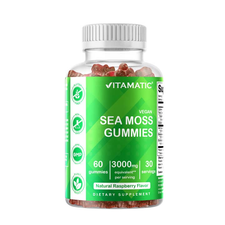 Vitamatic Irish Sea Moss Gummies 3000 mg for wholesale by Vitamatic
