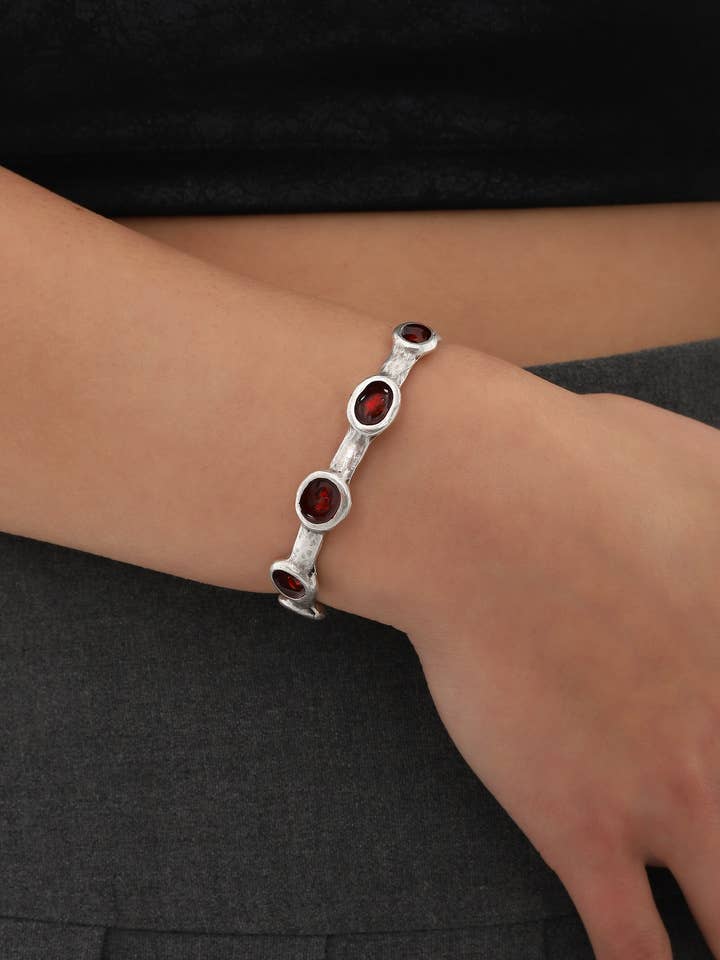 Cuffarmband i 925K försilvrat sterling silver för wholesale av Hadley Jewelry