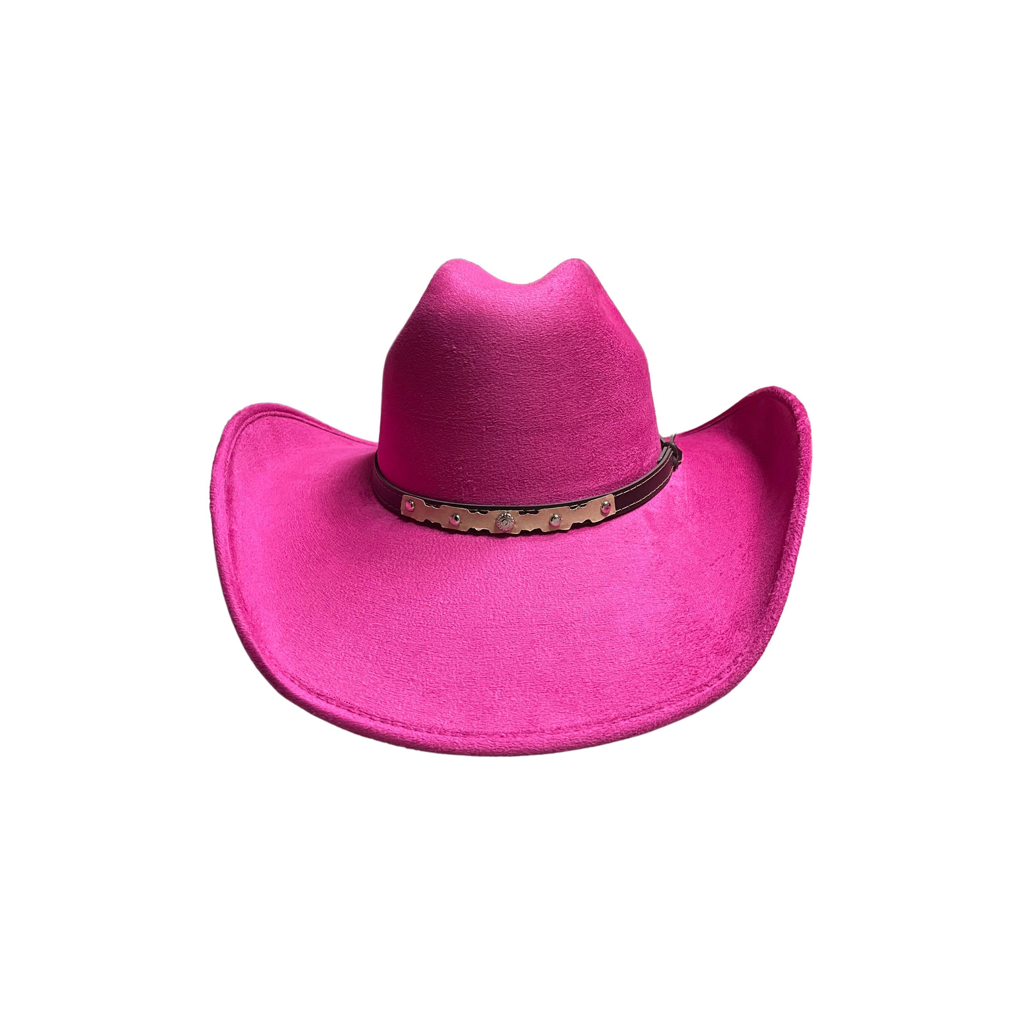 The Modern Cactus Co - Vente Chapeau de cowboy – unisexe - Chapeau de cowboy western en suède végétalien unisexe5