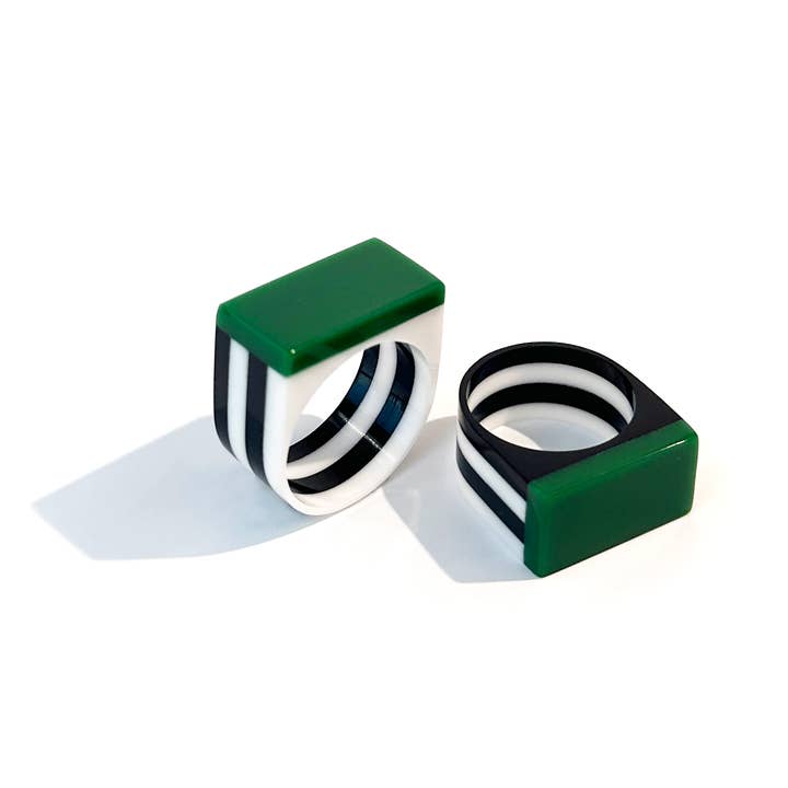 Combinist Goods - Wholesale Cocktail/Statement Ring - Block Ring14
