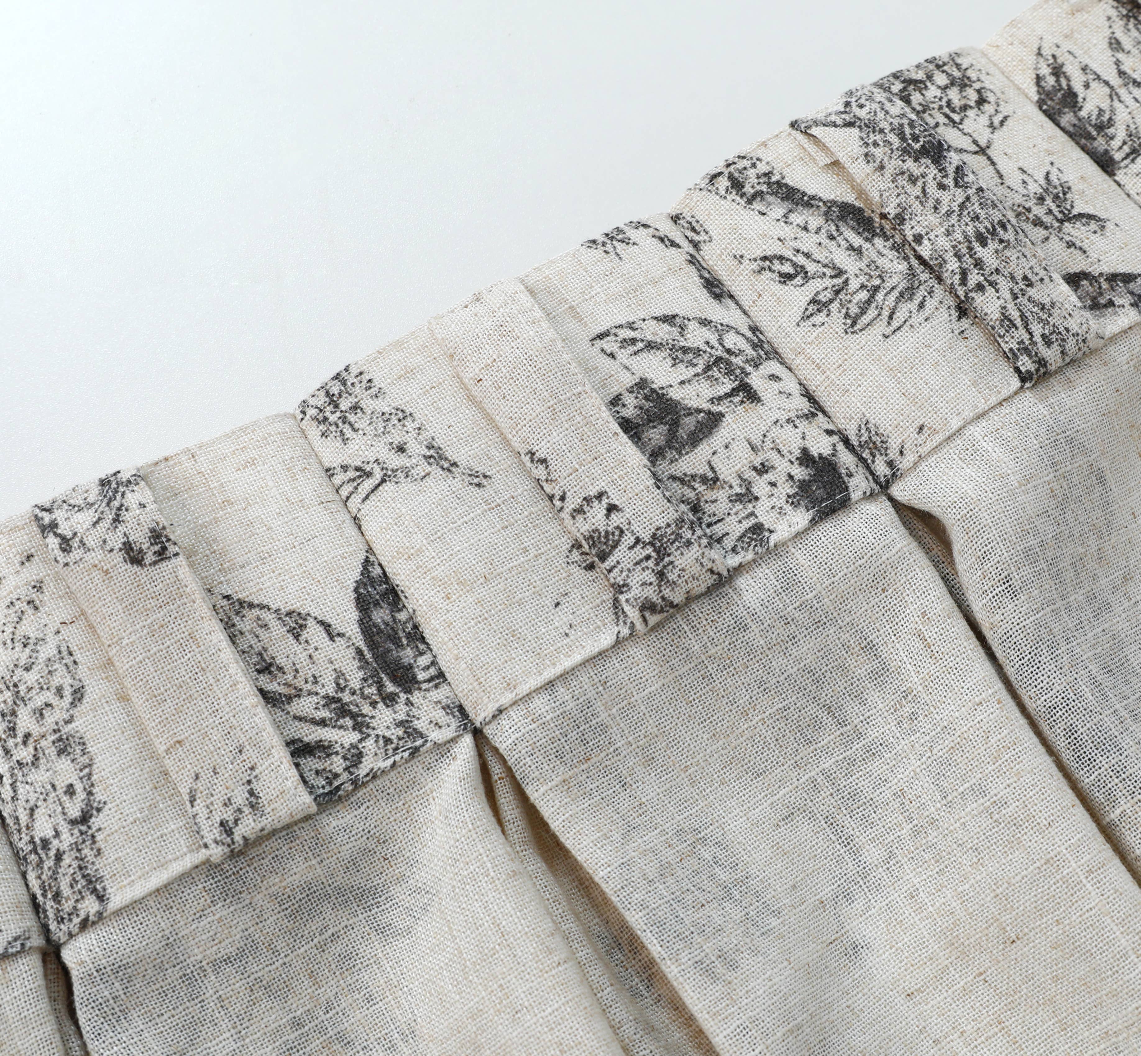 Shadisfy - Wholesale Drape - Peacock Pinch Pleated with Back Tabs Curtain Pair13