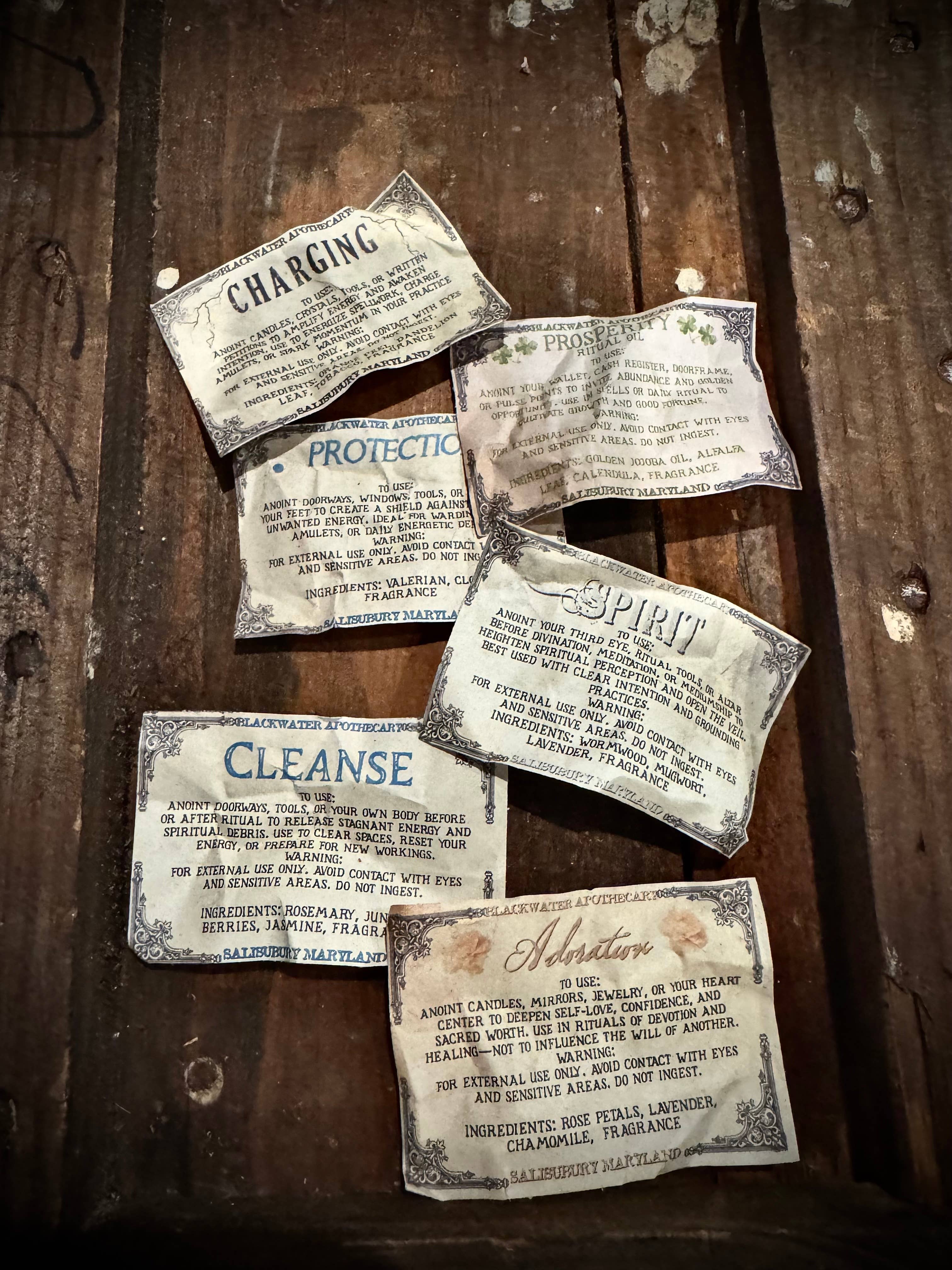 Blackwater Apothecary – Großhandel Meditationszubehör – Fluch-Ritualöl für schädliche Magie und Verwünschungen – 30 ml6