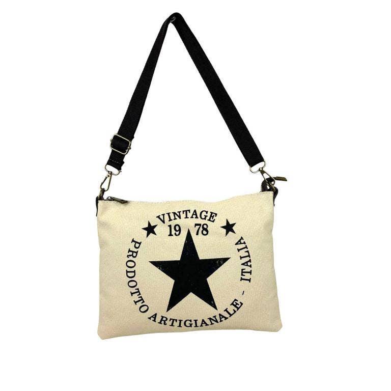 Chenson & Gorett - Venta al por mayor Bolso con correa - Mujer - Bolso Bandolera Canvas con Asa Corta y Tira Bandolera3