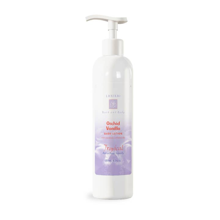 Orchid Vanilla Lotion-8 oz and 2 oz, Soothing and Hydrating for wholesale by Lanikai Bath and Body
